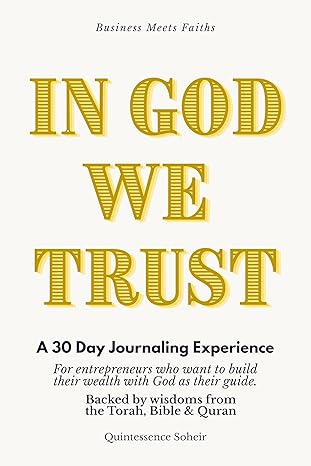 The book cover for the book: In Good We Trust